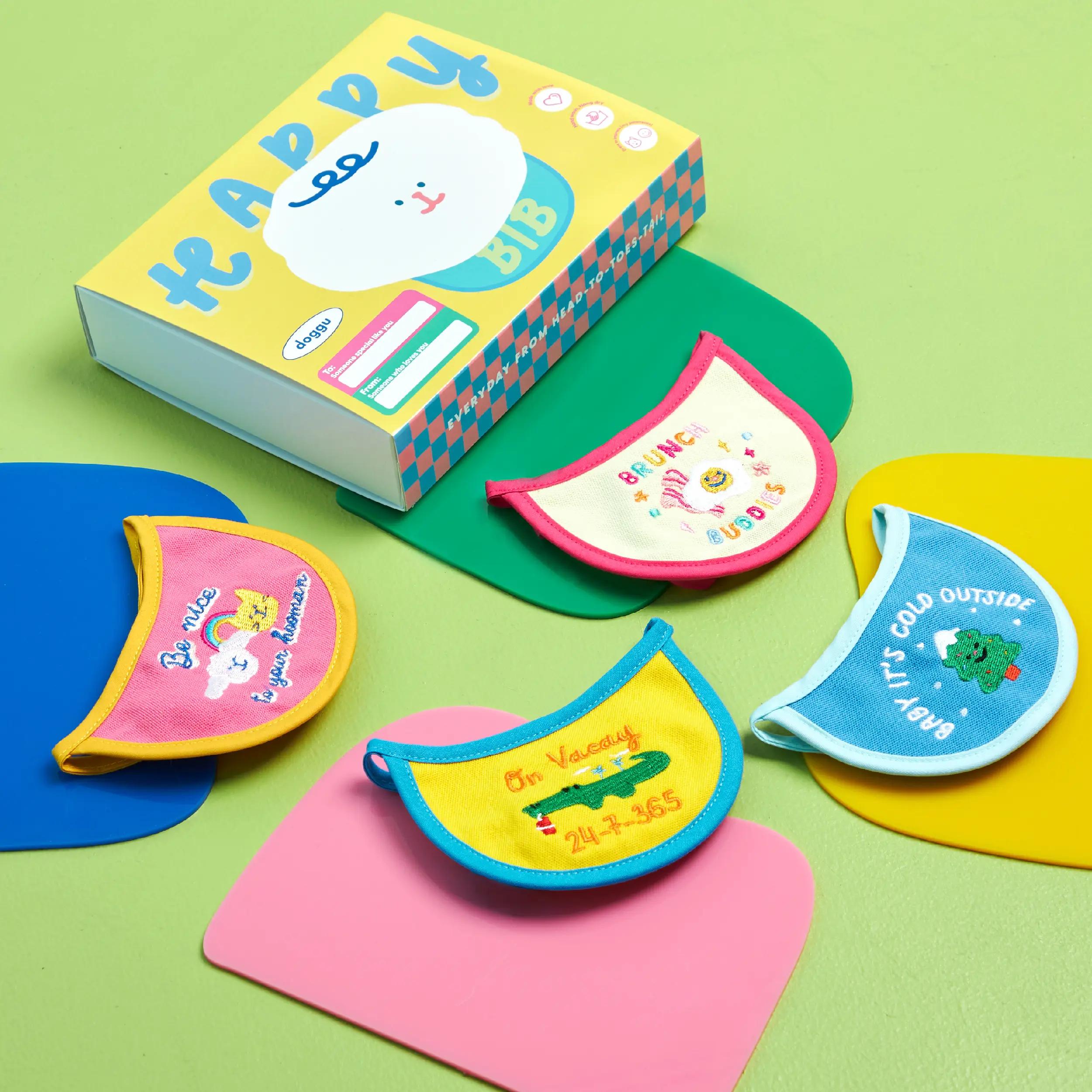 DOGGU PETS HAPPY BIB ผ้ากันเปื้อนสัตว์เลี้ยงน้องหมา น้องแมว