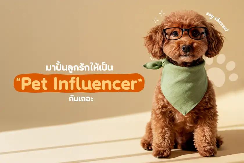 มาปั้นลูกรักให้เป็น Pet Influencer  กันเถอะ!