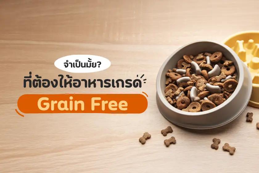 จำเป็นมั้ย? ที่ต้องให้อาหารเกรด Grain Free
